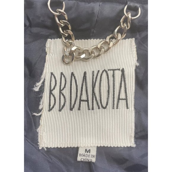 BB Dakota Women's Size Medium Navy Pea Coat - Picture 4 of 7